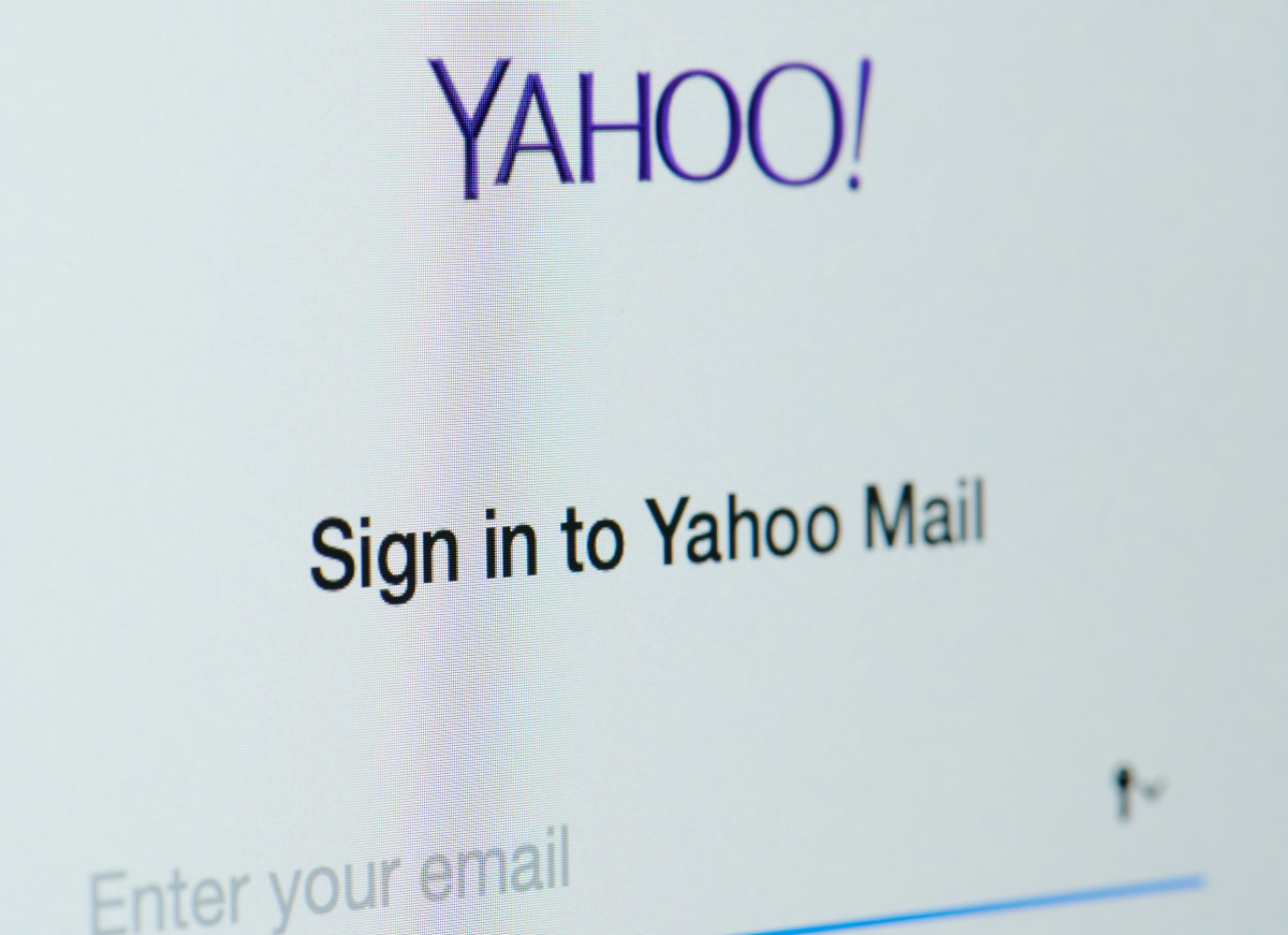 An image showing a Yahoo Mail login screen