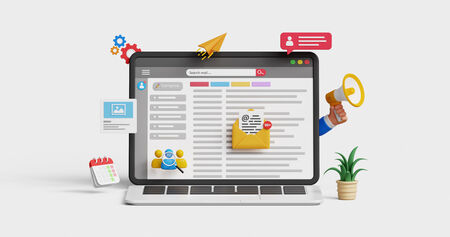 An image showing email automation concepts such as automated marketing or subscriptions