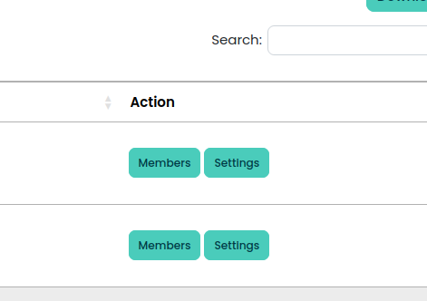 An image showing the new buttons to access settings and members for a list