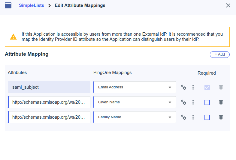 10-saml-ping-attributes-configuration-02 Shows the Attributes completion